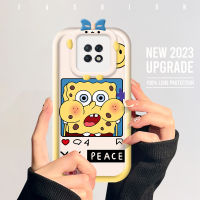 เคสใส่โทรศัพท์สำหรับ Xiaomi Redmi Note 9 Note 9 Pro Note 9S Note 9T Redmi เคส Note9s Creative SquarePants กรอบเลนส์โทรศัพท์มอนสเตอร์นิ่มปลอกกันกระแทกฝาครอบป้องกัน