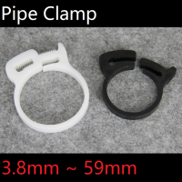 5pcs ท่อ CLAMP 3.8 ~ 59 มม.สายพลาสติกน้ำท่อ Strong คลิปฤดูใบไม้ผลิ Hoops การใช้ Air ท่อ fastener คงที่เครื่องมือสีขาวสีดำ-nyekaifa