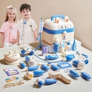 Bộ đồ chơi bác sỹ thỏ kèm hộp đựng 36 chi tiết cho bé trai và bé gái tập