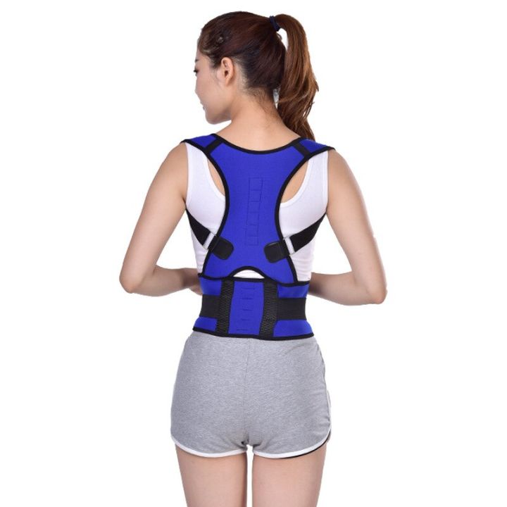 wholesale-adults-adjustable-sitting-posture-corrector-magnetic-body-shoulder-brace-belt-back-support-safety-wear-accessories