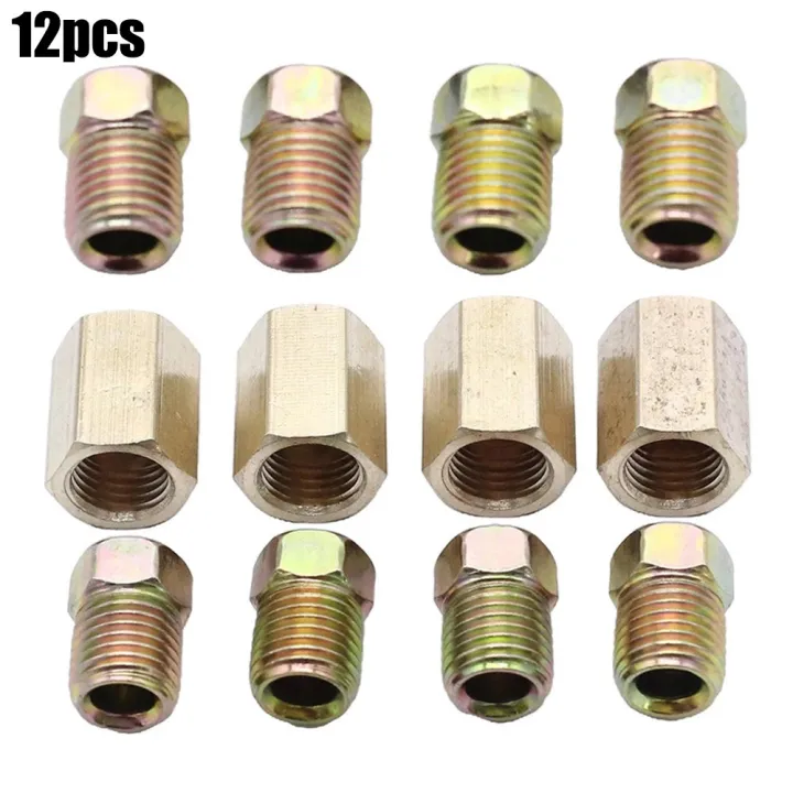 Brake Parts Brake Line Fittings Car Truck Unions And Nuts 3/824 Threads Lazada PH