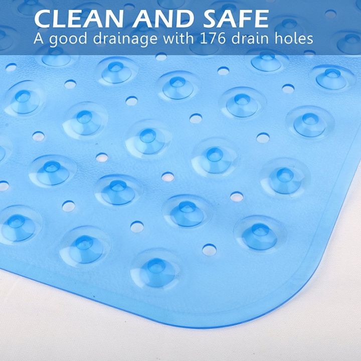 cw-thickness-anti-slip-pvc-bathroom-mat-bath-shower-floor-cushion-bathtub-massage-with-suction-cup-drain-hole