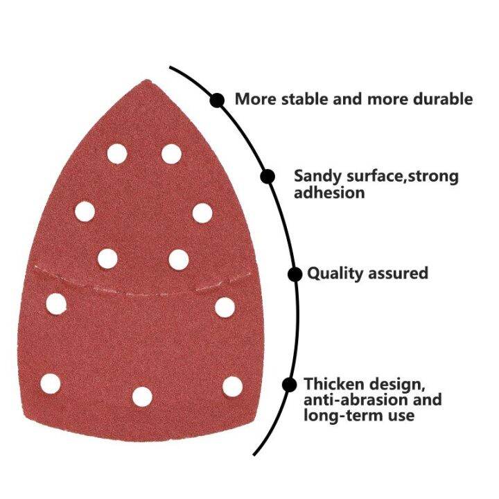 xcan-sanding-paper-grit-40-2000-aluminum-oxide-mouse-triangle-sanding-sheet-for-orbital-sander-sandpaper-polishing-tool-cleaning-tools