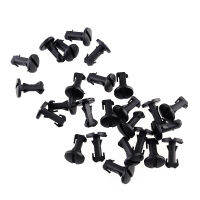 25pcs Car LR012844 Bumper Trim Tow Eye Cover Clip Fastener Black Fit for Land Range Rover 2010 2011 2012 2013 2014