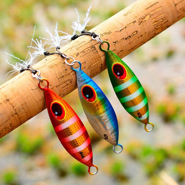 10สีจมหนัก-minnow-10-60กรัมโลหะช้าจิ๊ก3d-ตาเลเซอร์เหยื่อตกปลา5-8-5เซนติเมตรตกปลาล่อ