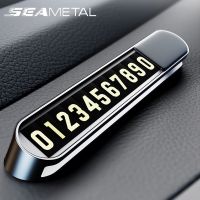 【CC】 Car Temporary Parking Card Styling Number Plate Park Stop Sticker Accessories