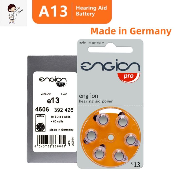 engion-เครื่องช่วยฟัง-batteriesa13-13a-e13-za13-13-pr48-a10-e10-a312-e312-s312-p312-pr41-a312-a675-e675แบตเตอรี่-zinc-air