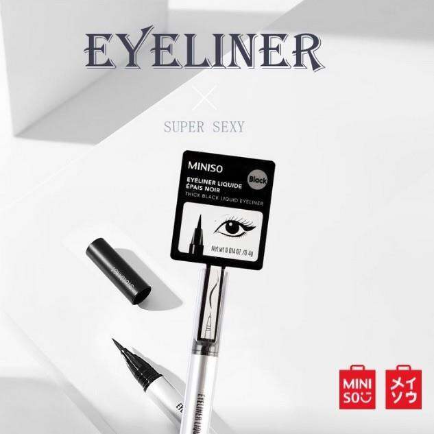 Hot gdhh61 Miniso Glamorous Black Gel Eyeliner Thick Black Liquid Eyeliner Make Up Lazada PH