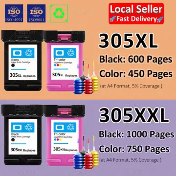 HP 305 + 305XL Black & Colour Ink Refill for HP Deskjet 2710