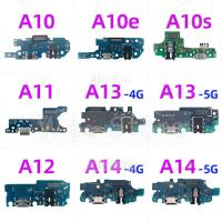 เดิมด้านล่าง SUB Board แท่นชาร์จชาร์จพอร์ตชาร์จ Flex Cable สําหรับ Samsung Galaxy A10 A10E A10s A11 A12 A13 A14 5G Replacement