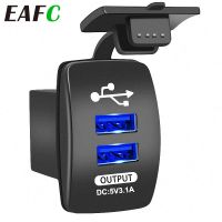 【LZ】◕  12-24V Dual USB Car Charger 5V 3.1A Universal Auto Charger for Car Motorcycle Electric Car ATV Boat