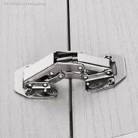 ✧◘ 90 Degree 3 Cabinet Hinges No-Drilling Bridge Shaped Spring Door Hinge For Cupboard Furniture With Screws