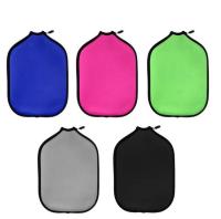 Diving Material Sports Tennis Racket Cover Anti-slip Anti-fall Zipper Soft Portable Racket Protective Cover Multi-color Practical Dirt-resistant Tennis Racket Cover Color Random high quality