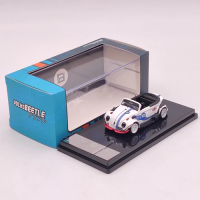 MCE Inspire Model x Robert Design 1:64 VW Volkswagen Beetle Convertible RWB Martini