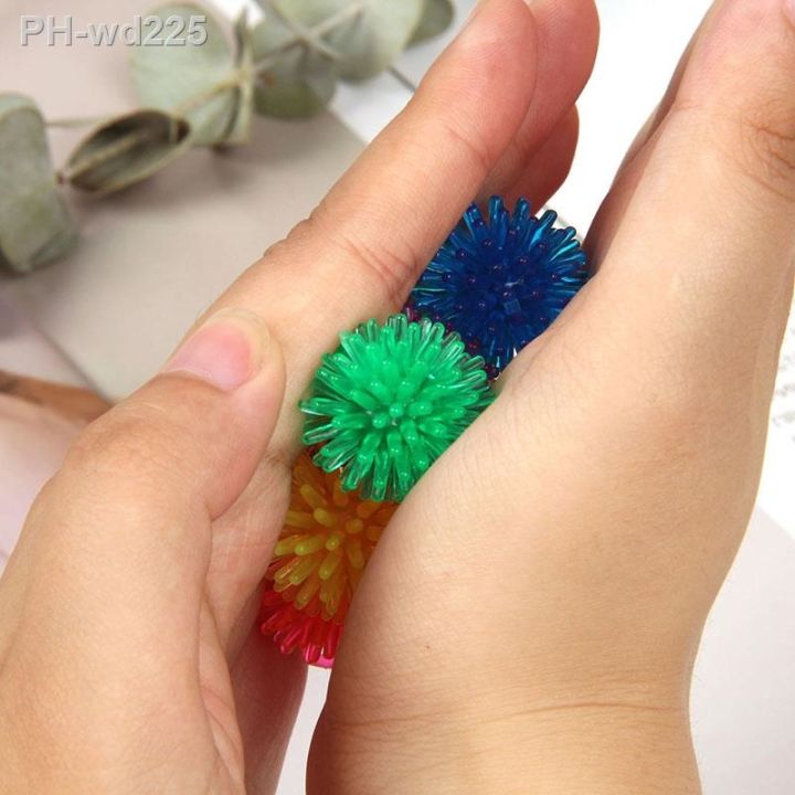 6pcs-spiky-ball-fidget-toy-small-size-for-kids-children-autism-sensory-adhd-anxiety-relief-juguete-antiestres-exercise-grip-ball