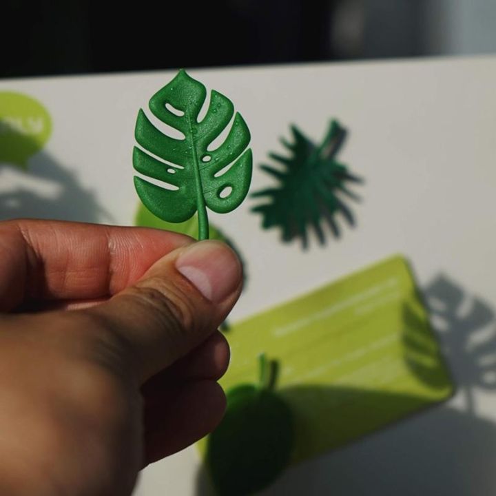 4pcs-pack-creative-green-turtle-leaf-fridge-magnet-for-kitchen-message-board-refrigerator-magnet-sticker-gift-home-decoration