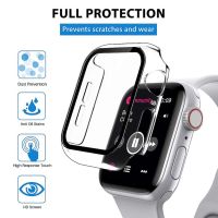 2X Tempered Glass Screen Protector For Apple Watch Series 6 5 4 SE 44mm 40mm 42mm 38mm iwatch 38 40 42 44 mm Film Protection Cases Cases