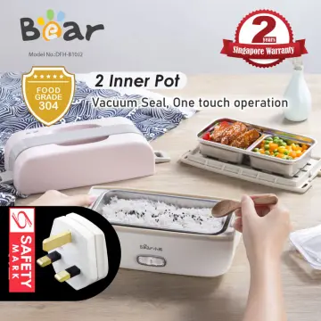 220V 1.3/2L Electric Heating Lunch Box Heated Food Containers