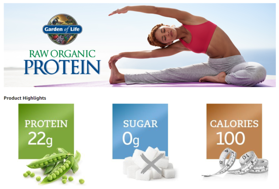 Bột đạm thuần chay hữu cơ garden of life raw organic protein 20 servings - ảnh sản phẩm 6