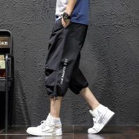 NGHG MALL-Summer High Quality "Ultra Thin" Ice Silk Capris Mens Fashion Brand Loose Sports Casual Pants