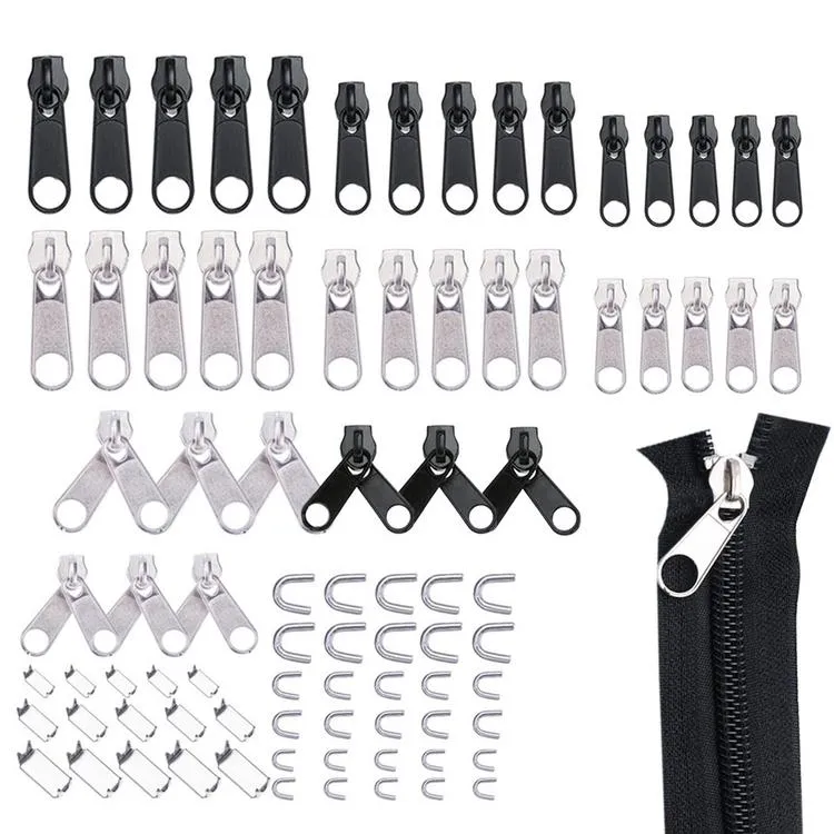 Zipper Replacement Kit Double-sided Universal Zipper Fix Zipper