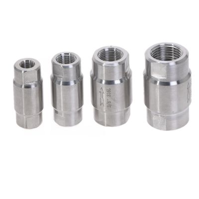 304 stainless steel high pressure check valves gas water one-way valve DN6 DN8 DN10 Clamps