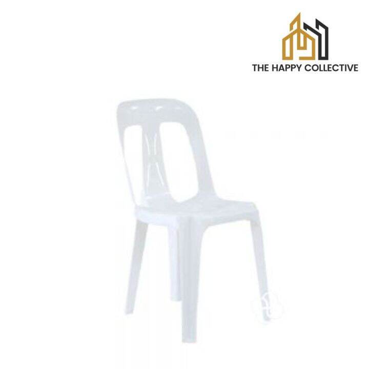 Happy Collective Uratex Classic White Monoblock Chair Lazada PH