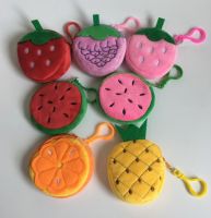 ✚ ALL Fruits Coin BAG - Small New 8CM Pineapple etc. Plush Coin Purse Wallet Pouch ; kids Coin BAG Pouch Wallet