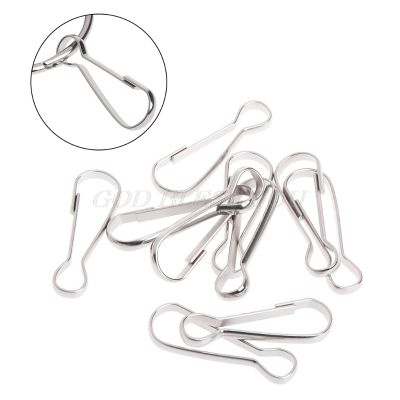 10 Pcs Parrots Birds Toys Accessories Hooks Stainless Steel Supplies Pets Cage Drop Shipping