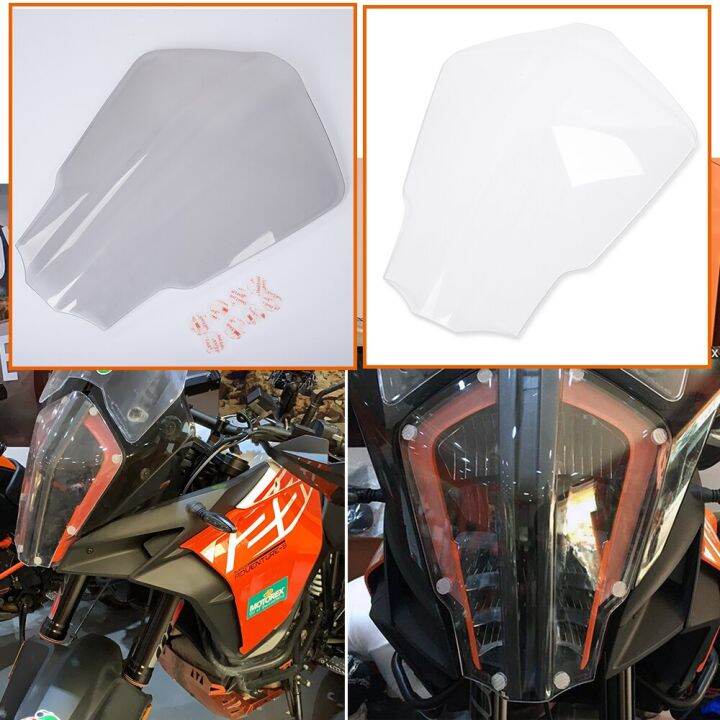 motorcycle-accessories-headlight-guard-protector-lamp-lens-cover-for-ktm-1290-super-adventure-adv-r-s-2017-2018-2019-2020-clear