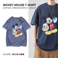 pshirtvingtage พร้อมส่ง เสื้อยืดมิกกี้เมาส์ Mickey Mouse ทรงเสื้อ UNISEX ลายน่ารัก เสื้อฟรีไซส์  เนื้อผ้าโปโล แบรนด์  Apple T-Shirt