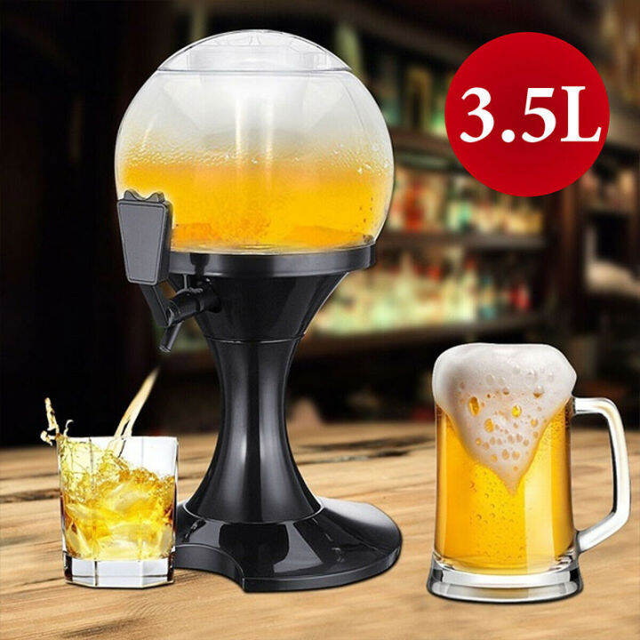 Beverage dispenser Ice core container Pourer Tabletop home bar liquid