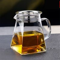 Heat-resisting High Borosilicate Glass Tea Pitcher Tea Set Accessory Clear Glass Fair Mug Chinese Tea Divider Milk Coffee Jug