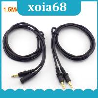 xoia68 Shop 1.5/3/5/10M DC 3.5mm RCA Stereo Audio Male Jack to Male to Female Extension Cable Cord For Headphone MP3/4 TV Computer Connector