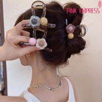 Summer Flower Acrylic Hair Clamp 2023 New Style Hair Clip Womens Back Head Shark Clip