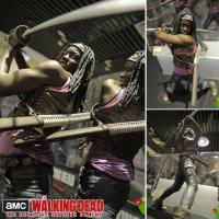 Figure ฟิกเกอร์ งานแท้ 100% McFarlane Toys AMC TV Series จากหนังดัง The Walking Dead เดอะวอล์กกิงเดด Michonne มิโชน ดาไน กูริรา Deluxe Ver Original from Japan Anime ของสะสมหายาก อนิเมะ การ์ตูน มังงะ คอลเลกชัน ของขวัญ New Collection Doll ตุ๊กตา โมเดล