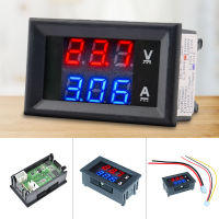 Original Aideepen 1PCS DC 100V 10A สีฟ้า + สีแดง LED โวลต์มิเตอร์แอมป์มิเตอร์ Dual Digital Volt Amp Meter