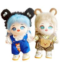 MBER ของเล่นเด็กเล่น สำหรับตุ๊กตา1/12BJD ตุ๊กตา overalls อุปกรณ์เสริมเสื้อผ้า เสื้อฮู้ดตุ๊กตา ท็อปส์ซูตุ๊กตา ชุดเสื้อกีฬาคอกลม เสื้อฮู้ดทำมือ