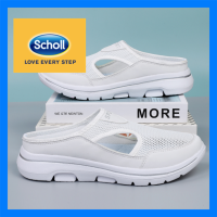 Scholl รองเท้าสกอลล์ scholl รองเท้า scholl Scholl รองเท้าสกอลล์ scholl รองเท้า รองเท้า scholl  ผู้ชาย scholl รองเท้าผ้าใบผู้ชายรองเท้าผู้ชาย scholl ขนาดใหญ่ 46 47 48 ครึ่งรองเท้าแตะรองเท้าแตะแบนผู้ชายแฟชั่นเดินรองเท้าผ้าใบเกาหลีครึ่งหนึ่ง-2030