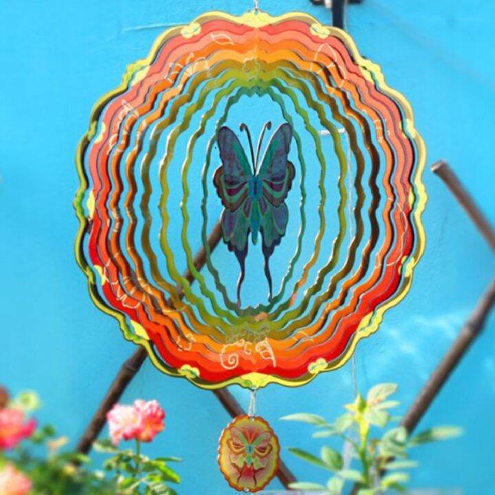 1-pcs-3d-rotating-wind-chime-color-pendant-butterfly-wind-chimes-outdoor-hanging-decoration-metal