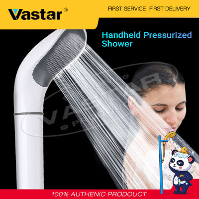 Vastar หัวฝักบัวพลาสติก ABS,หัวฝักบัวพกพาสีขาวใช้เทคโนโลยีการเจาะด้วยเลเซอร์ประหยัดน้ำและเพิ่มแรงดันน้ำ