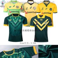 ☈♗ 19 Australian national team World Cup home rugby jersey Australian Rugby Jersey