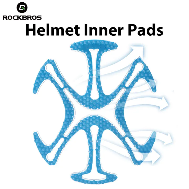 ROCKBROS Universal Helmet Pad Silicone Helmet Inner Padding Breathable