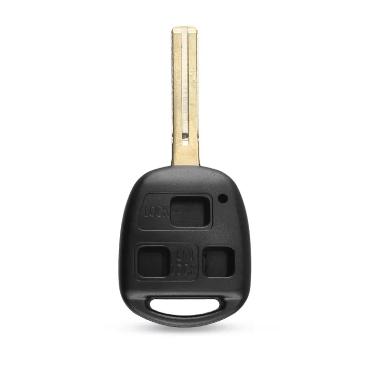 KEYYOU 2 3 Buttons Uncut Remote Key For LEXUS ES300 GS300 GS430 GX470