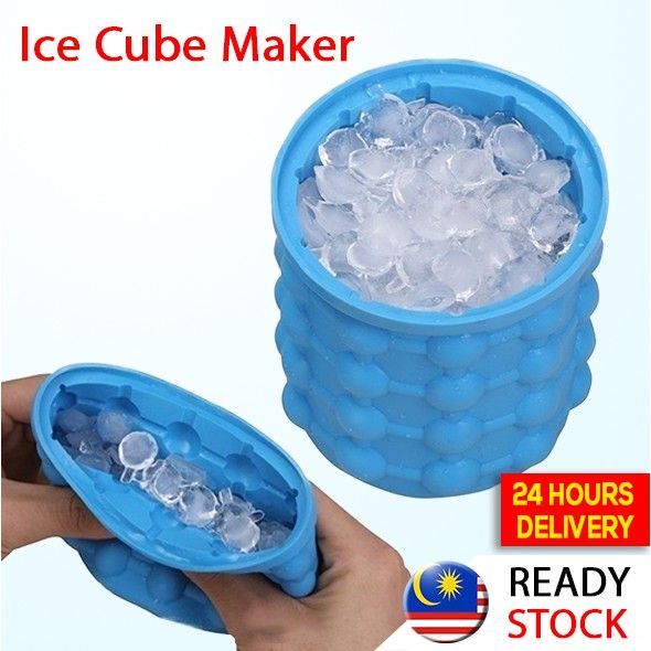 Ice Cube Maker silicone Ice bucket Saving Ice Cube Maker