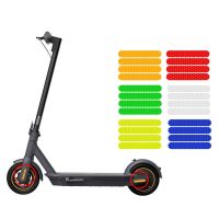 Electric Scooter Reflective Sticker Front Rear Wheel Covers Protective Shell Stickers for Xiaomi Mijia M365 Pro Adhesive Strip Adhesives Tape