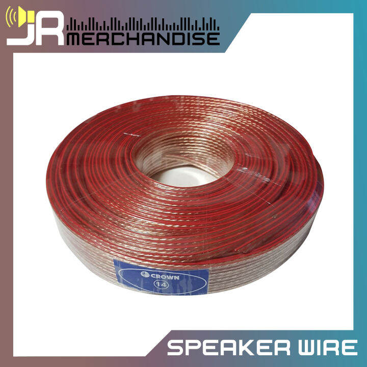 1 Roll Crown #14 Awg Professional Speaker Wire (csw14ga-t) - 100 Meters 