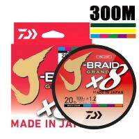 DAIWA J-BRAID GRAND 8 Braided Fishing Line - Length:300m  Diameter:0.1-0.42mm size:14-100lb Japan PE braided line J-Braid Line Fishing Lines