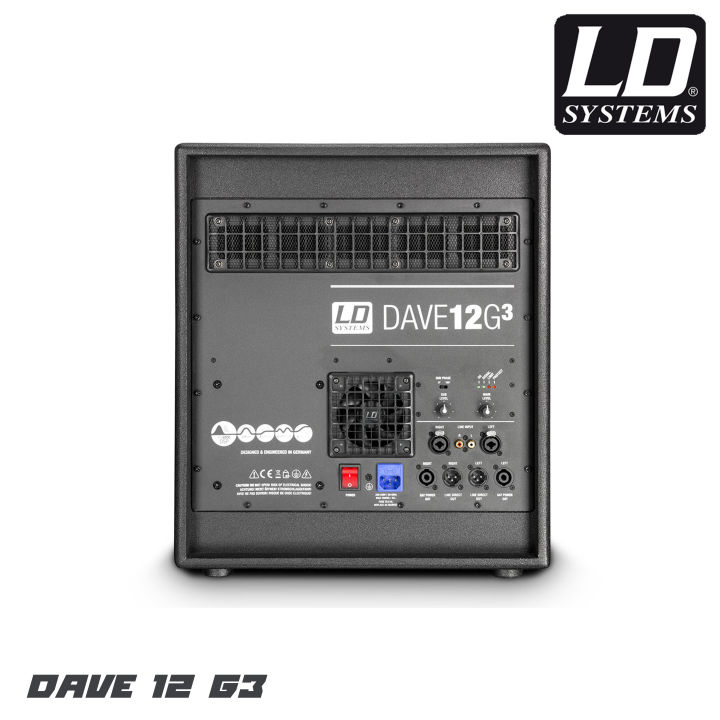 ld-systems-dave-12g3-ชุดเครื่องเสียงเคลื่อนที่-ซับ-2-1-กำลังขับ-2000-วัตต์-ให้เสียงเบสที่หนักแน่น-เสียงกลางชัดเจน-รับประกันบริษัทสยามยามาฮ่า-1-ปี