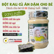 Bột nêm Rong Biển & Phô Mai dành cho bé ăn dặm VABY hủ 90g